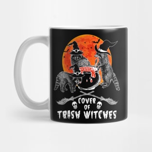 Coven Of Trash Witches Halloween Raccoon Costume Mug